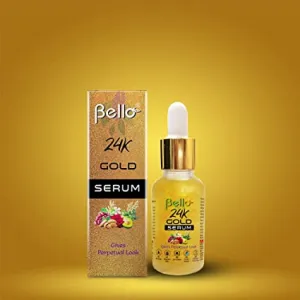 Bello 24K Gold Serum for Radiance & Glow, 30 ML