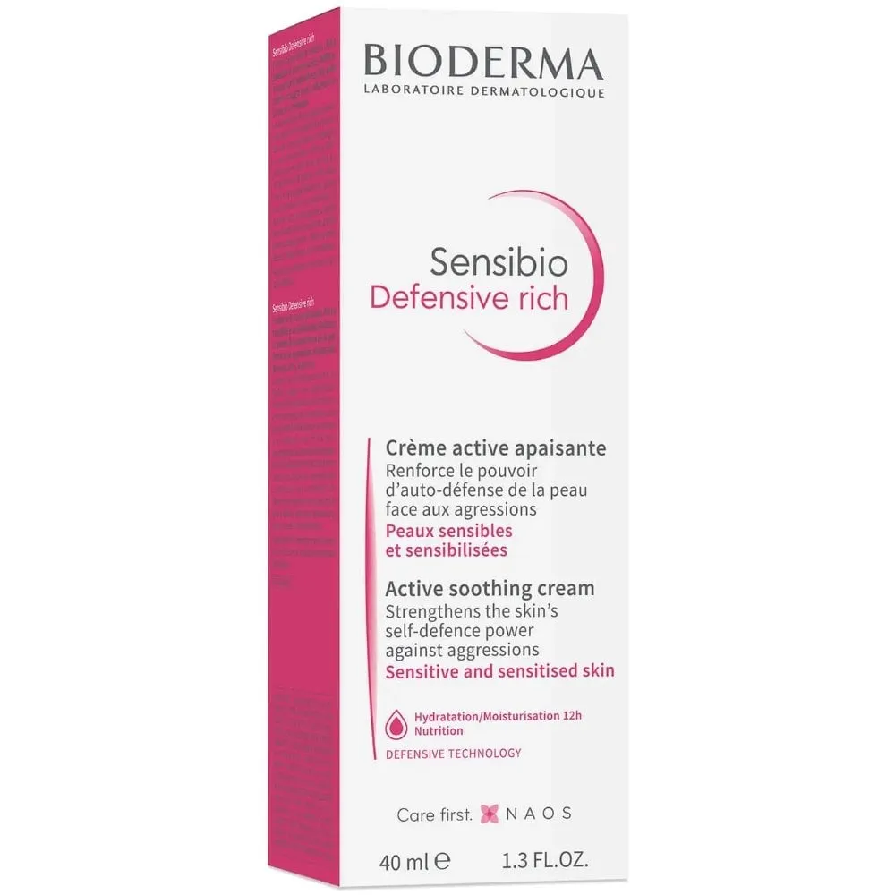 Bioderma Sensibio Defensive Rich Active Soothing Cream 40ml