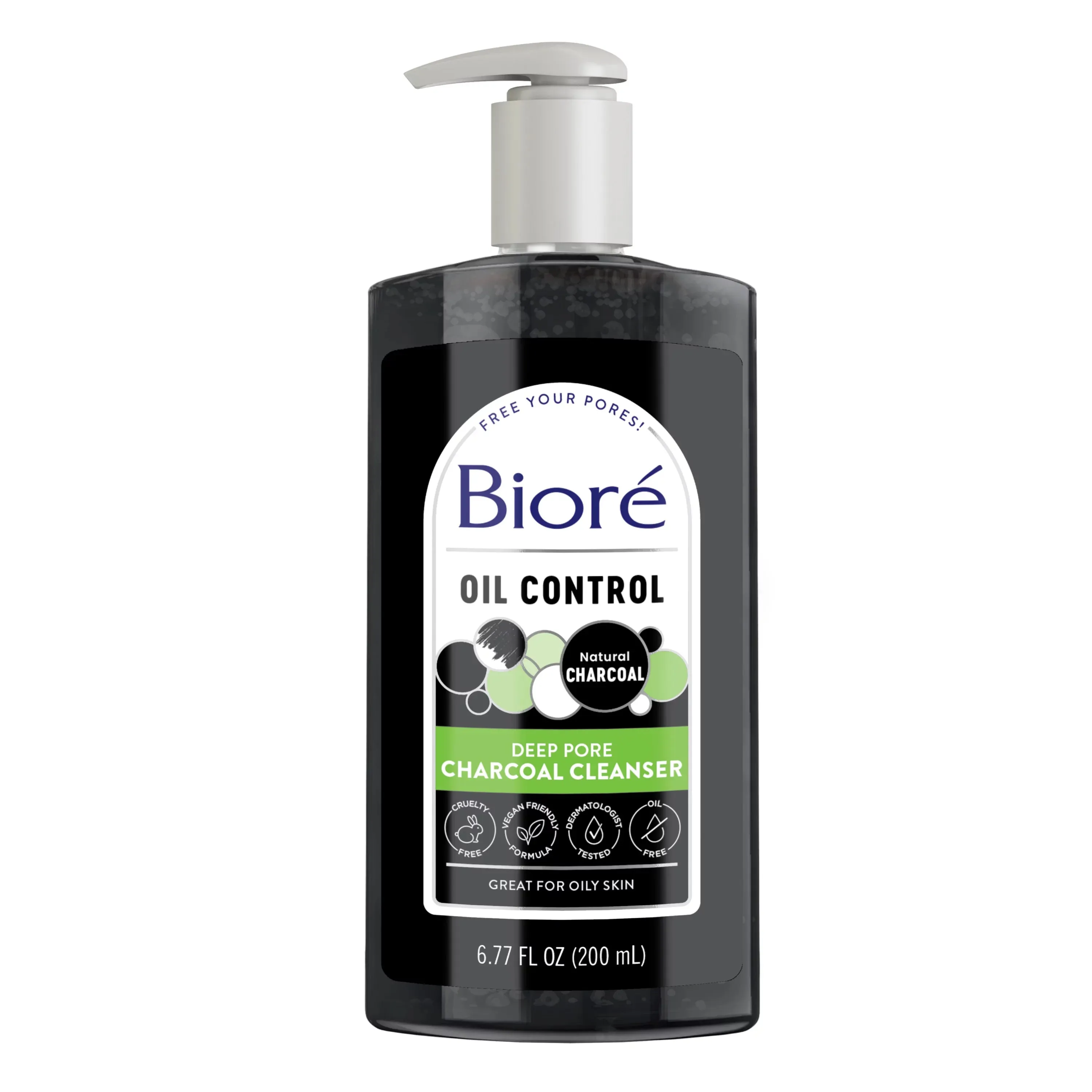 BIORE Deep Pore Charcoal Cleanser غسول البشرة بالفحم