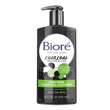 BIORE Deep Pore Charcoal Cleanser غسول البشرة بالفحم