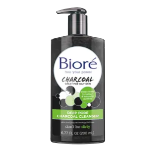 BIORE Deep Pore Charcoal Cleanser غسول البشرة بالفحم