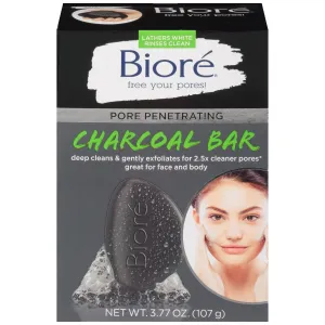 Biore Pore Penetrating Charcoal Bar 3.77 oz