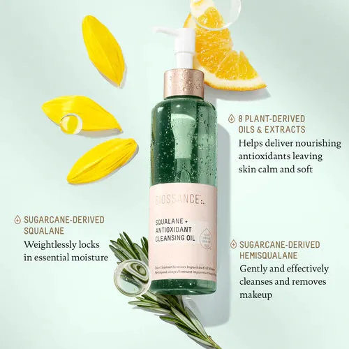 Biossance Squalane   Antioxidant Cleansing Oil