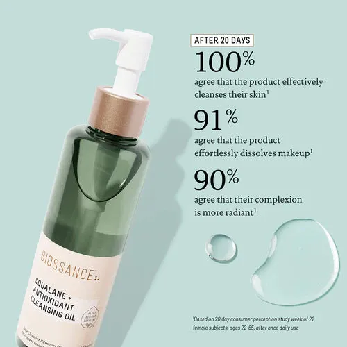 Biossance Squalane   Antioxidant Cleansing Oil
