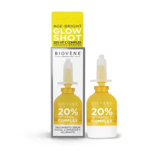 Biovene Glow Shot Age-Bright 20% Vit C   Organic Banana Facial Serum Treatment 10ML
