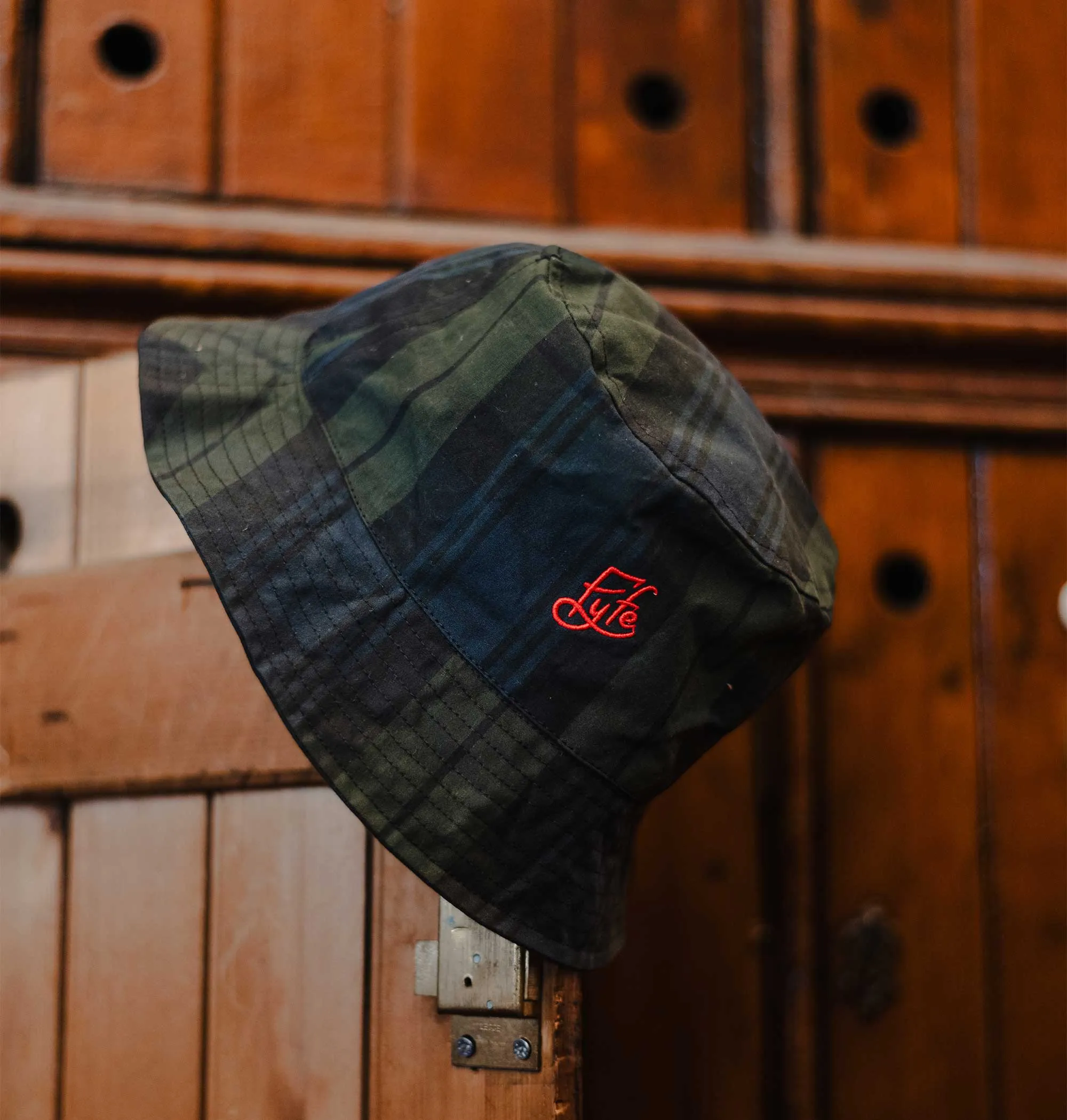 Black Watch Waxed Canvas Bucket Hat