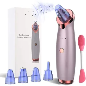 Blackhead Pore Vacuum Cleaner Remover, Facial Pore Cleaner Electric with 2 in 1