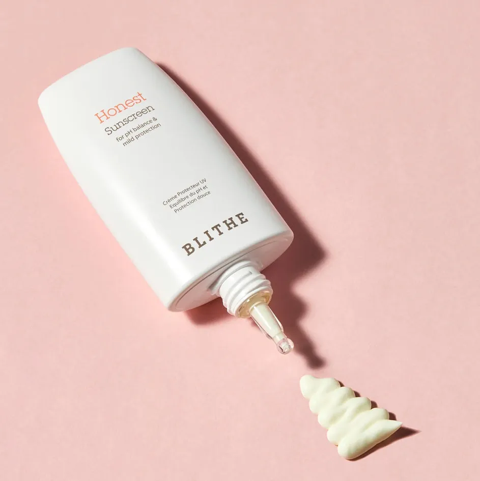 BLITHE Honest sunscreen For PH Balance & Mild Protiction واقي الشمس من بليث