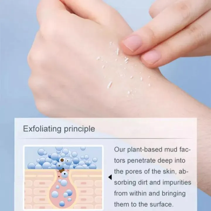 Body Exfoliator Gel Nicotinamide Gel Exfoliator Mud Cream