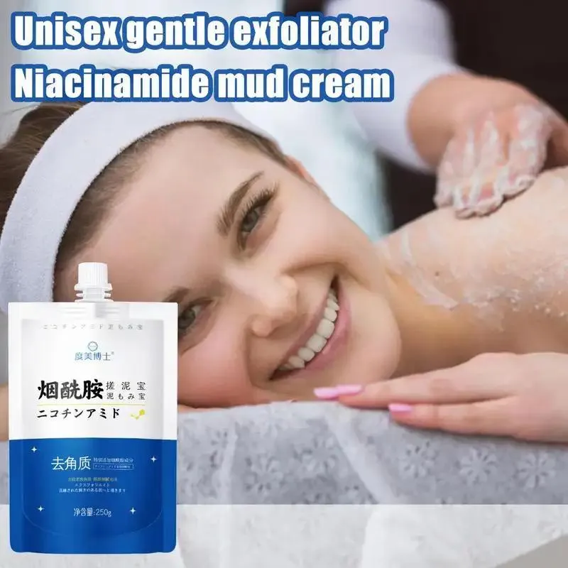 Body Exfoliator Gel Nicotinamide Gel Exfoliator Mud Cream