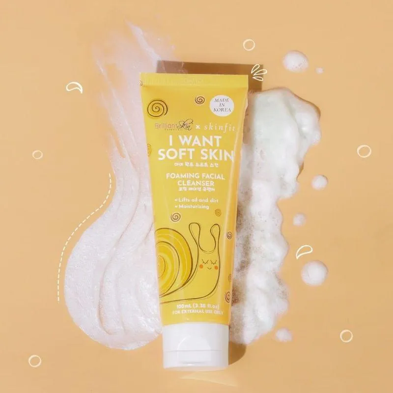 Brilliant I want Soft Skin Foaming Facial Cleanser - 100ml