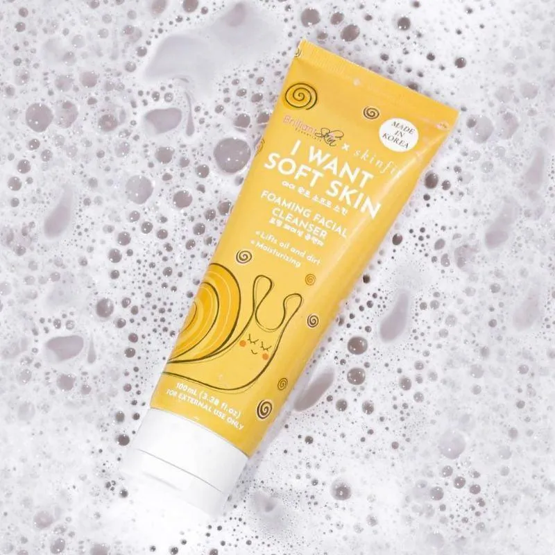 Brilliant I want Soft Skin Foaming Facial Cleanser - 100ml