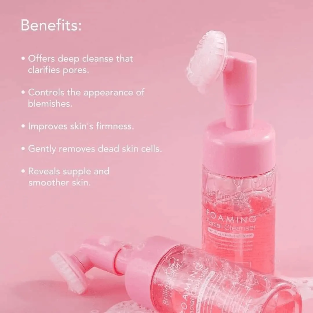 Brilliant Skin Essentials Foaming Facial Cleanser - 100ml (1 1) Offer