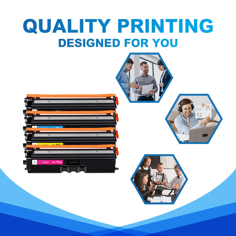 Brother TN-815 Toner Set | Compatible TN815BK/C/M/Y 4-Pack