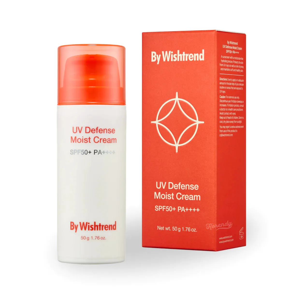 BY WISHTREND uv defense moist cream spf 50  pa     واقي الشمس الكيميائي من باي وش ترند