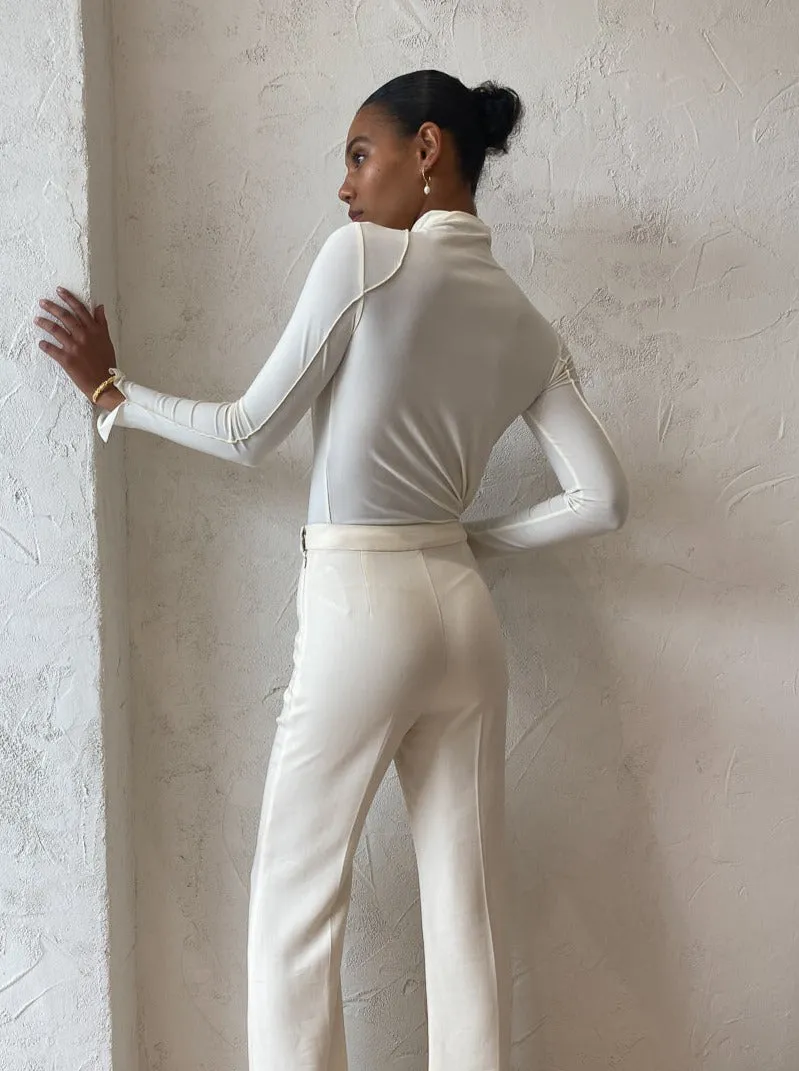 Camilla and Marc Dixon Stocking Top in Cream