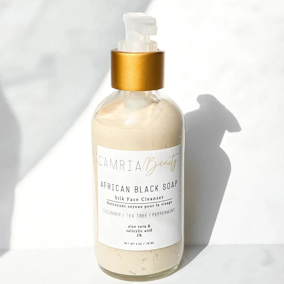 Camria Beauty | African Black Soap Silk Face Cleanser | 8oz