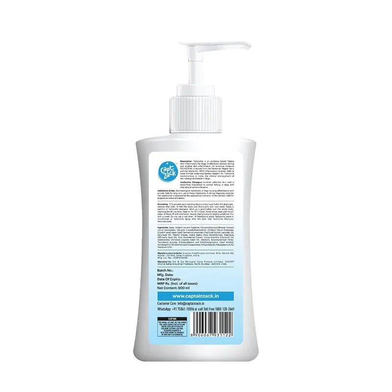 Captain Zack Vet Care - TazSoothe Itch Relief Shampoo for Dogs