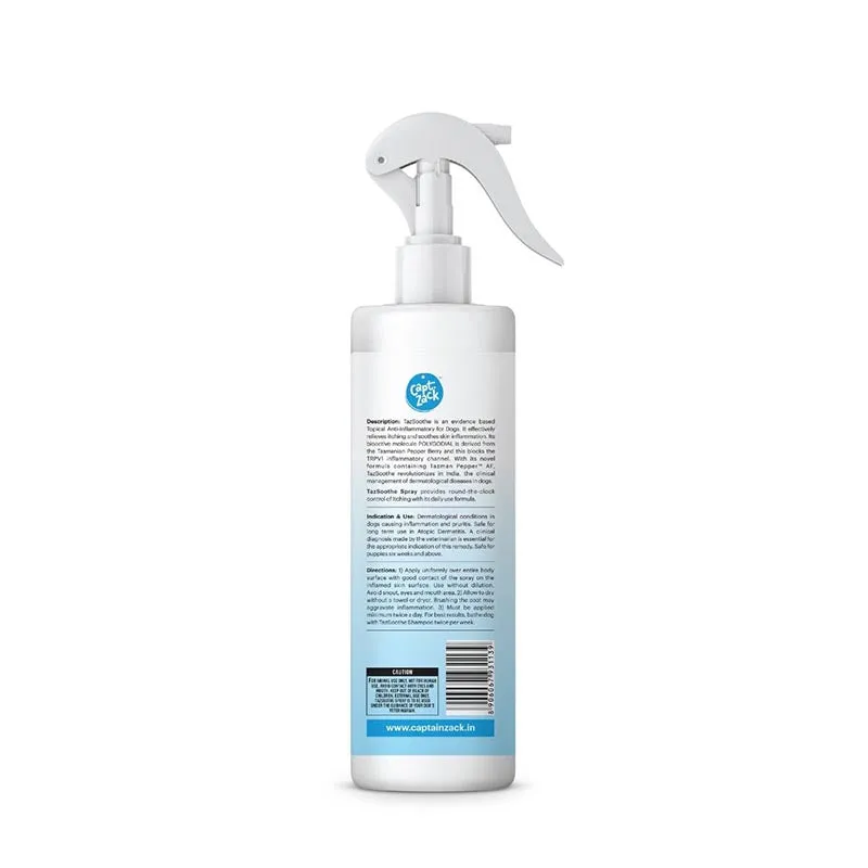 Captain Zack Vet Care - TazSoothe Itch Relief Spray for Dogs