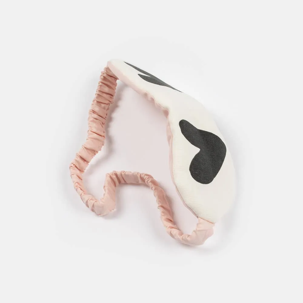 CAROLINE GARDNER I Orange x Pink Stripe Eye Mask