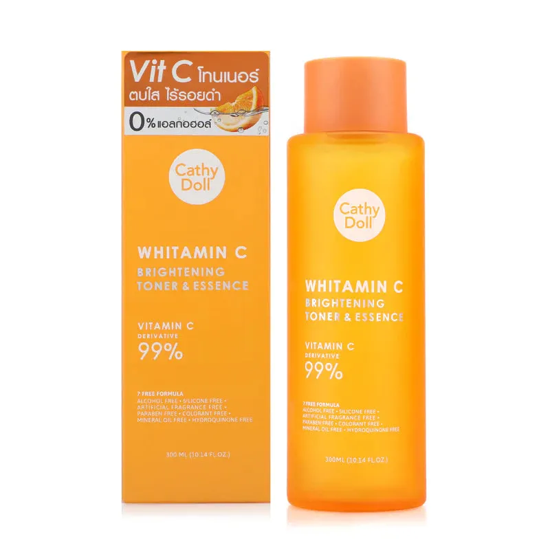 CATHY DOLL Whitamin C Brightening Toner & Essence - 300ml