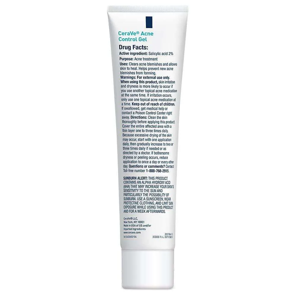 CeraVe Salicylic Acid Acne Treatment Gel 1.35 FL