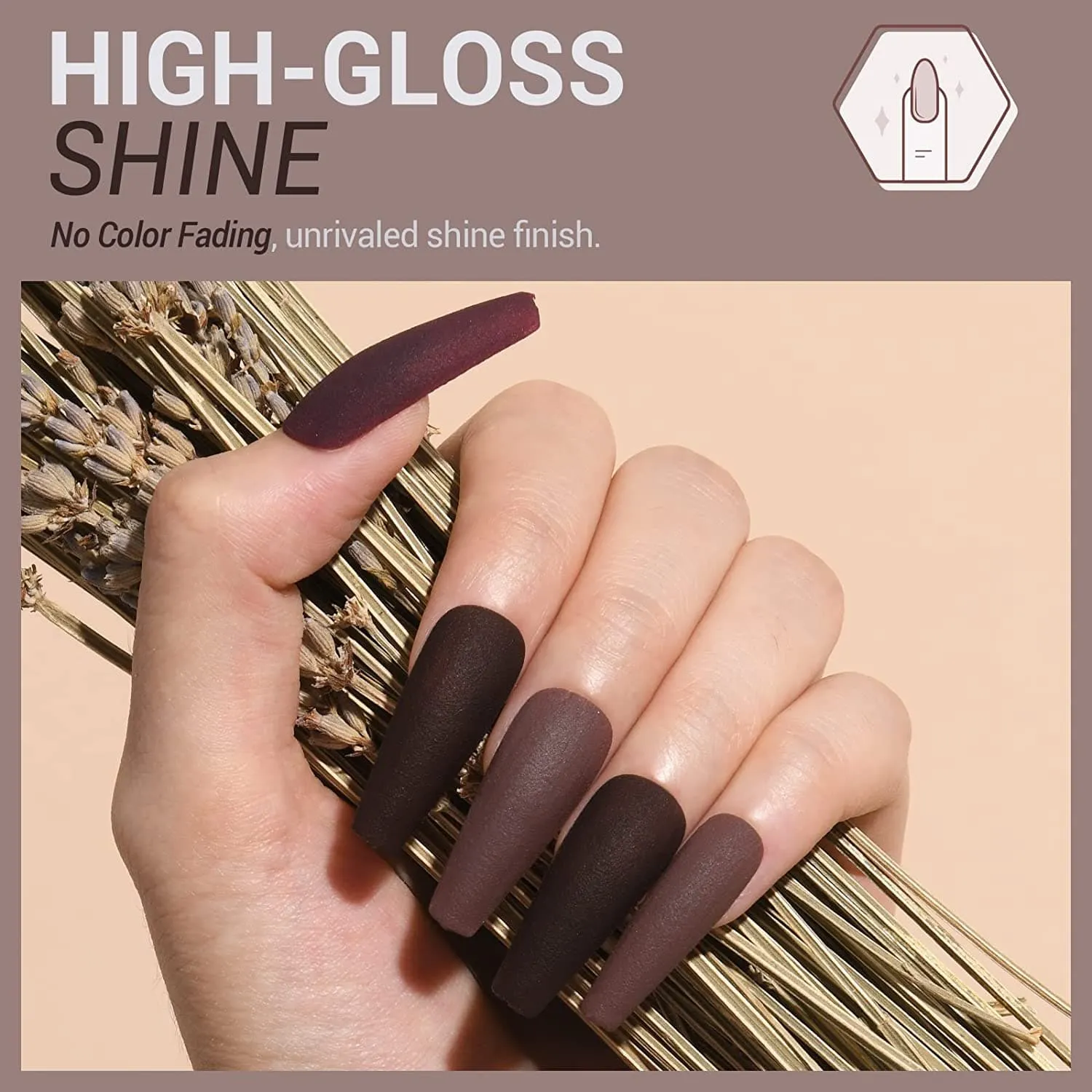 Chocolate Bar - 6 Shades Inspire Gel Set 7ml