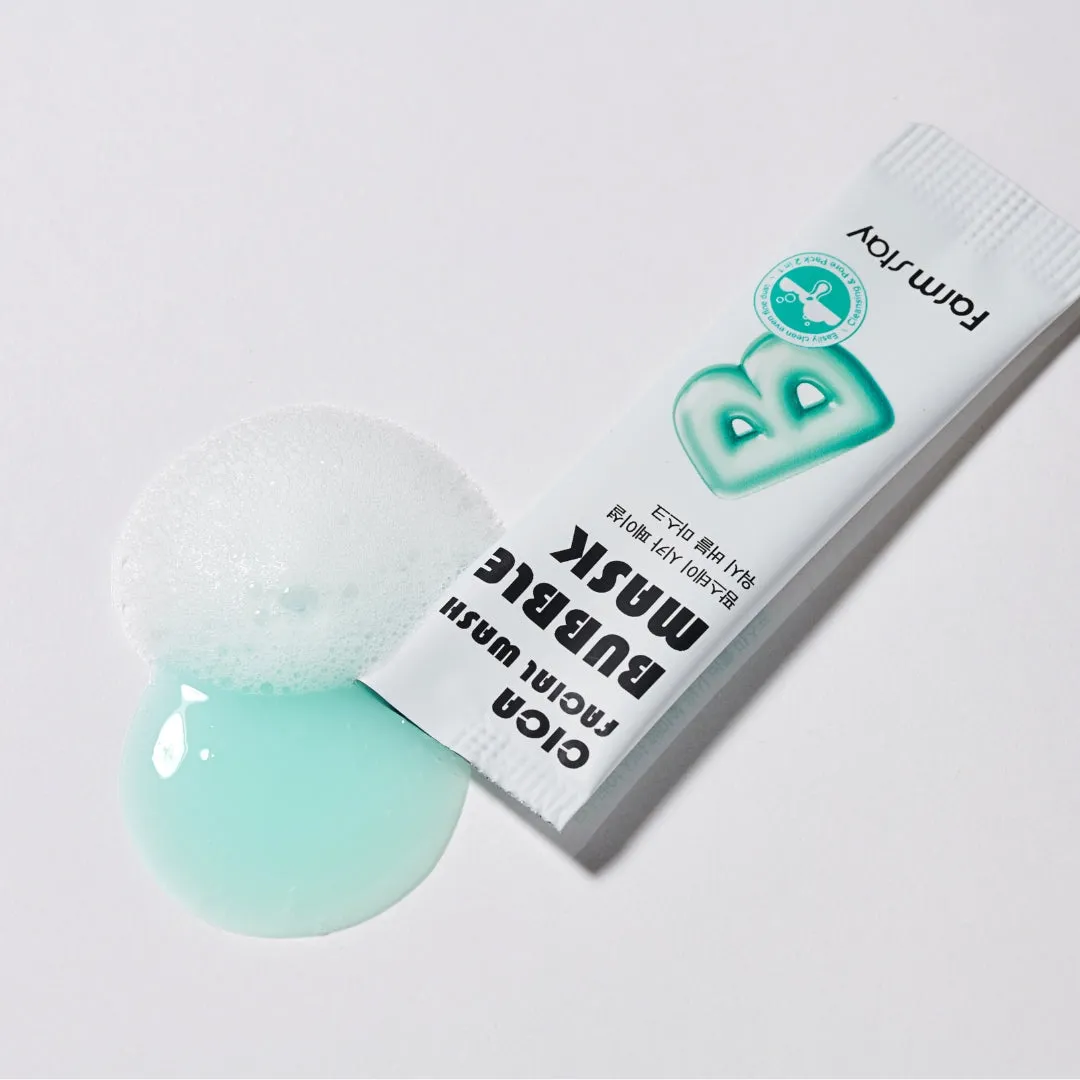Cica Facial Wash Bubble Mask 5ml x 20pcs