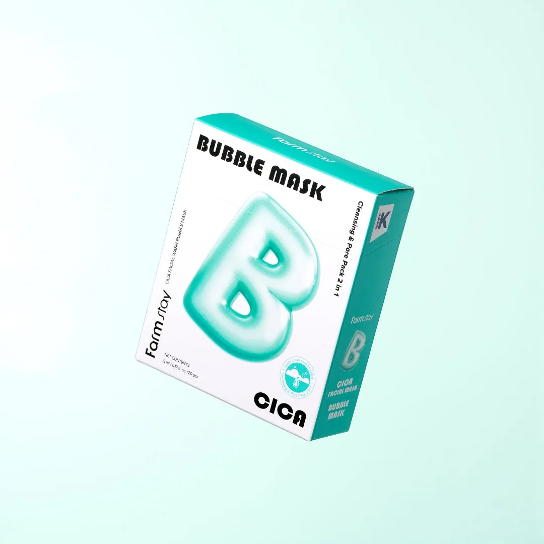 Cica Facial Wash Bubble Mask 5ml x 20pcs