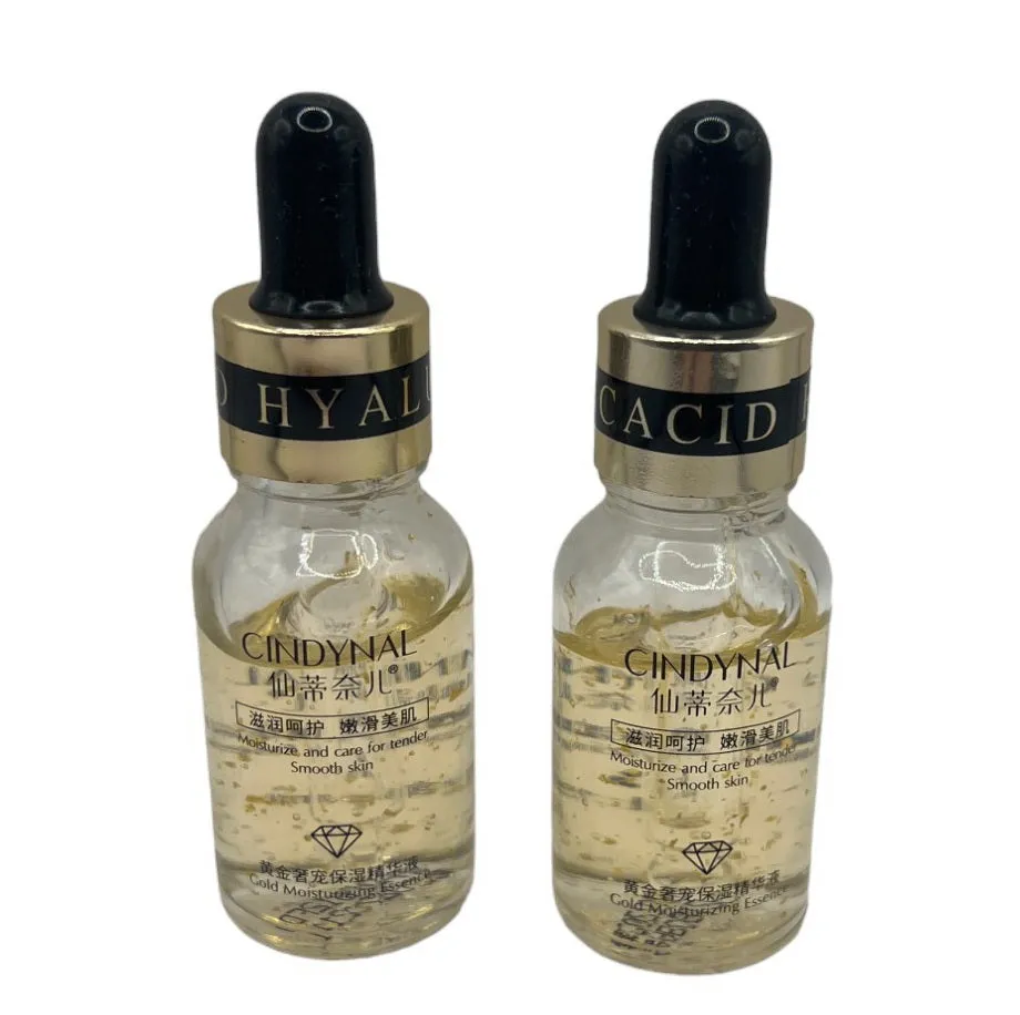 CINDYNAL Hyaluronic Acid & Niacinamide Moist Care Gold Luxury Skin Care Set - Ultimate Hydration and Radiance