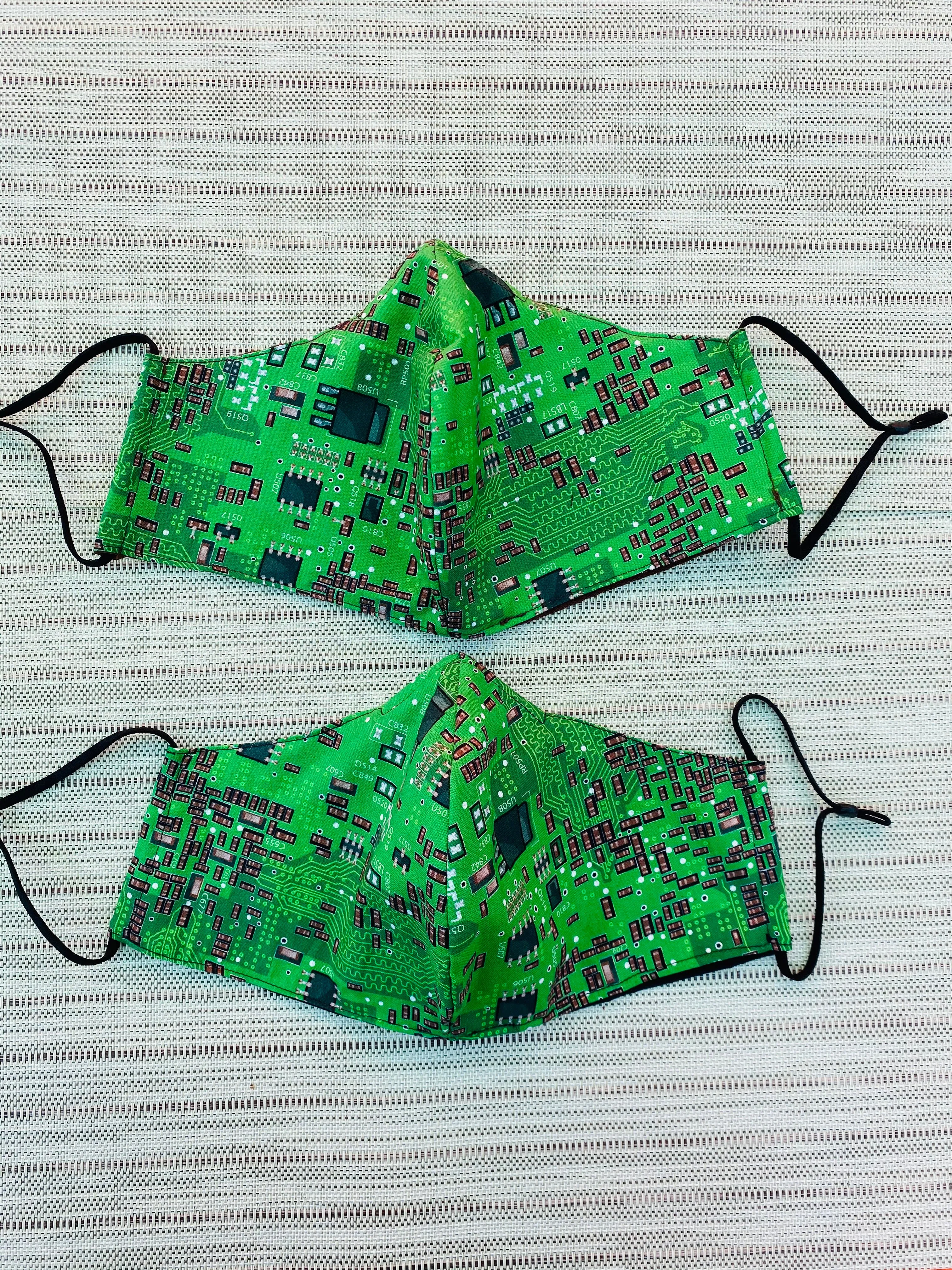 Circuit Board Tech Face Mask Men’s Size