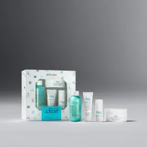 clean, calm & clear travel set
