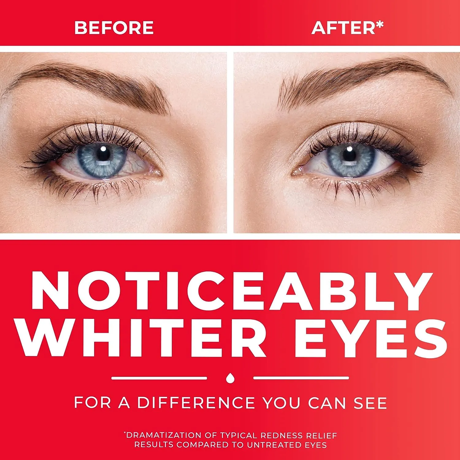 Clear Eyes Redness Eye Relief Eye Drops, Relieves Redness & Calms Irritation, 0.2 Fl Oz