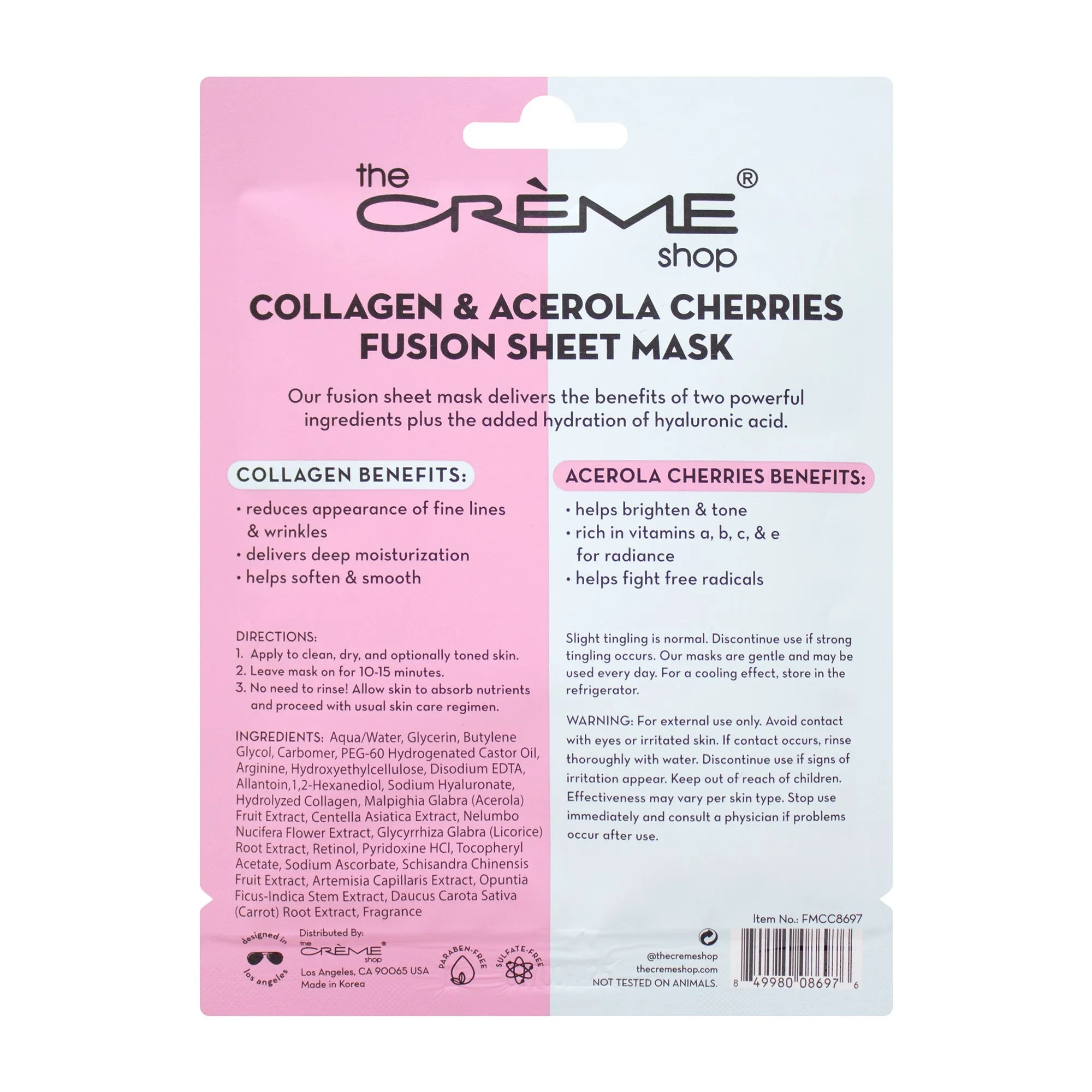 Collagen & Acerola Cherry Fusion Sheet Mask