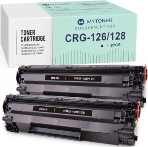 Compatible Canon 126 Toner CRG-126 Toner Cartridge Black, 2-Pack