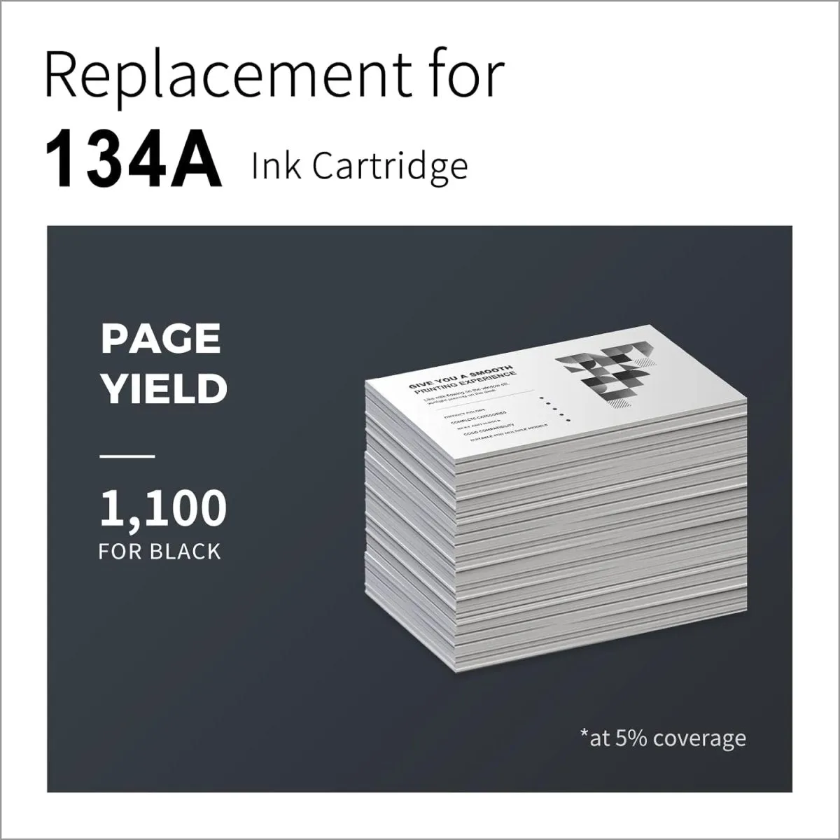 Compatible HP 134A Toner Cartridge No CHIP (2 Black)
