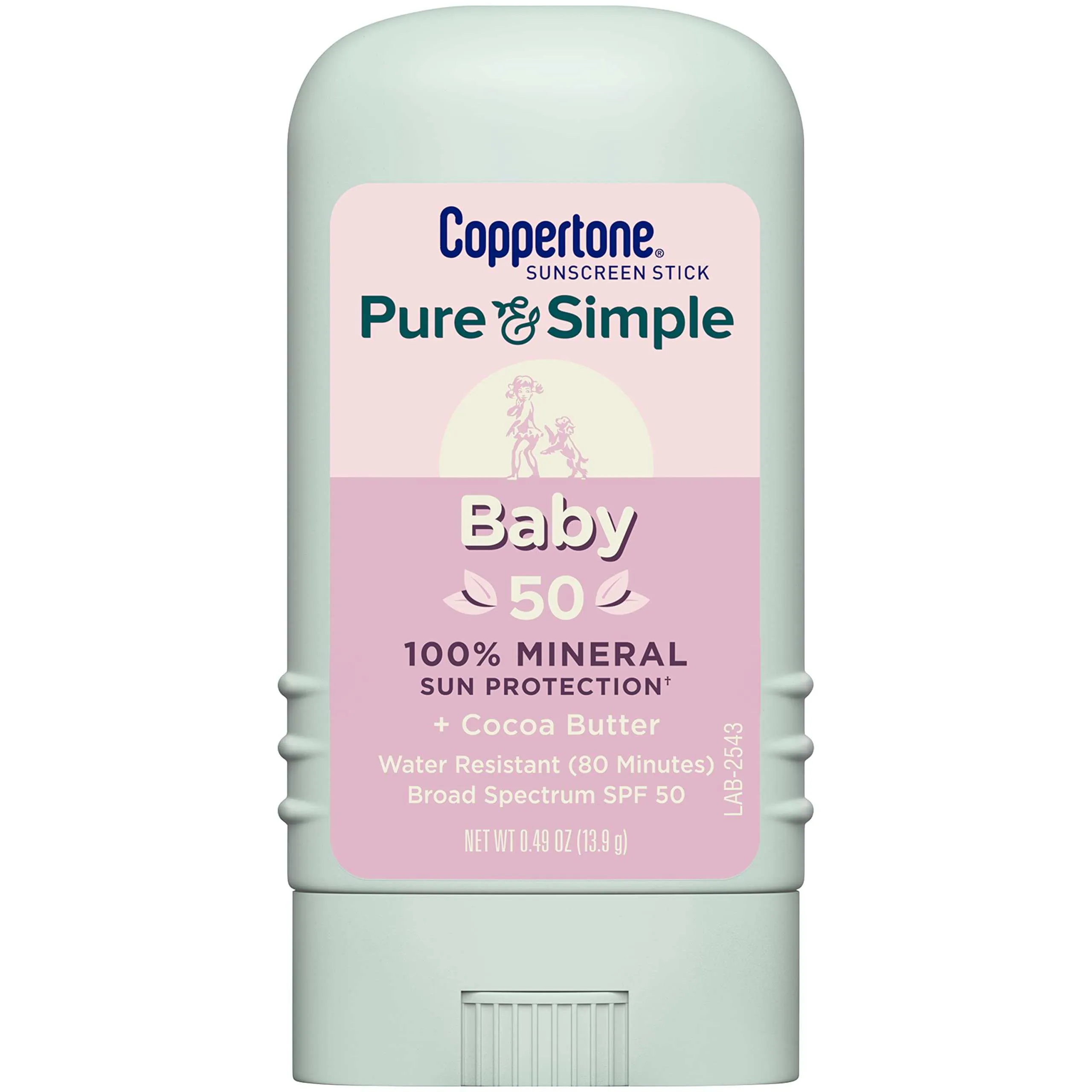 Coppertone Pure & Simple Baby Sunscreen Stick SPF50