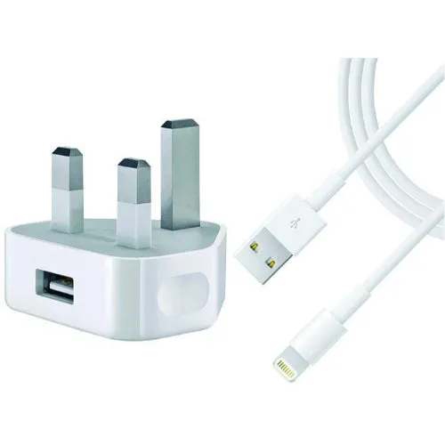 Core 2 Amp Mains   Lightning USB Cable