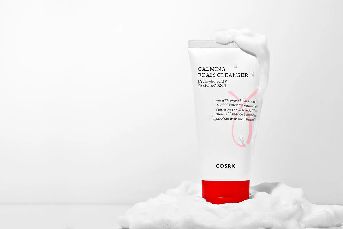 COSRX AC Collection Calming Foam Cleanser (Salicylic Acid) 코스알엑스 AC 컬렉션 카밍 폼 클렌저 150ml (살리실산)