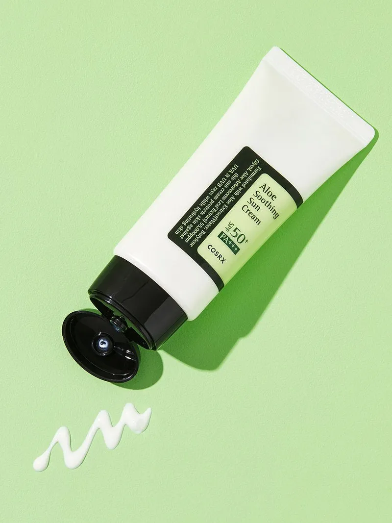 COSRX Aloe Soothing Sun Cream SPF50 PA    كريم واقي الشمس