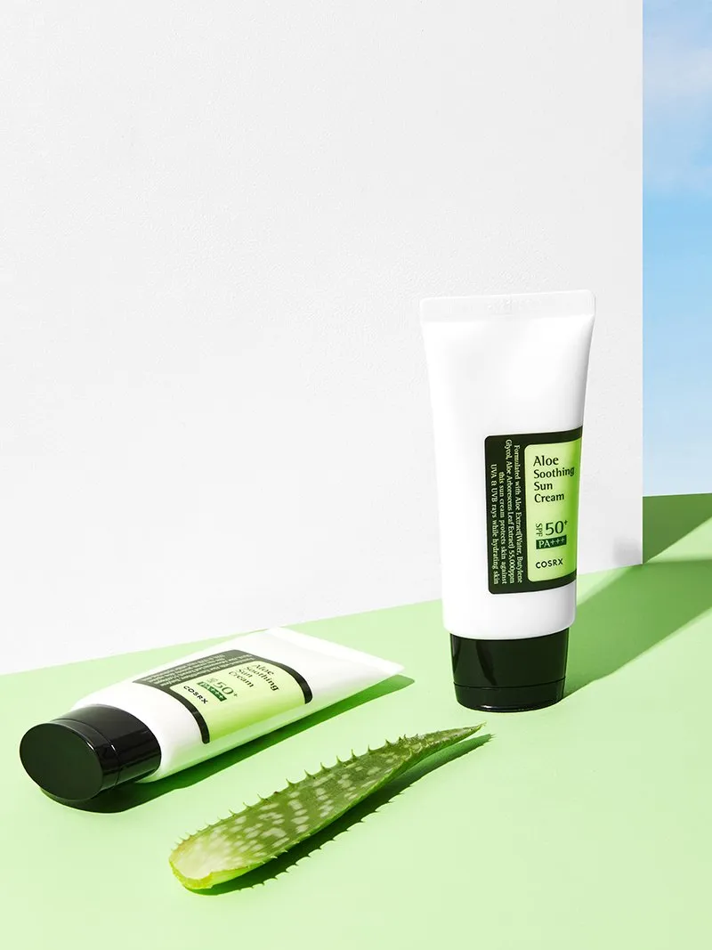 COSRX Aloe Soothing Sun Cream SPF50 PA    كريم واقي الشمس