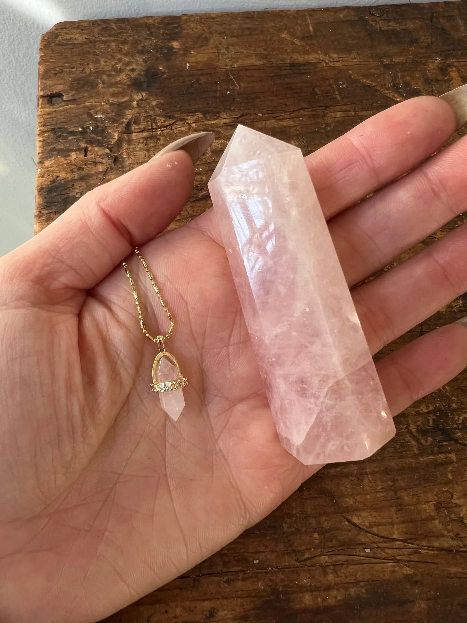 Crystal Point   Necklace Gift Set