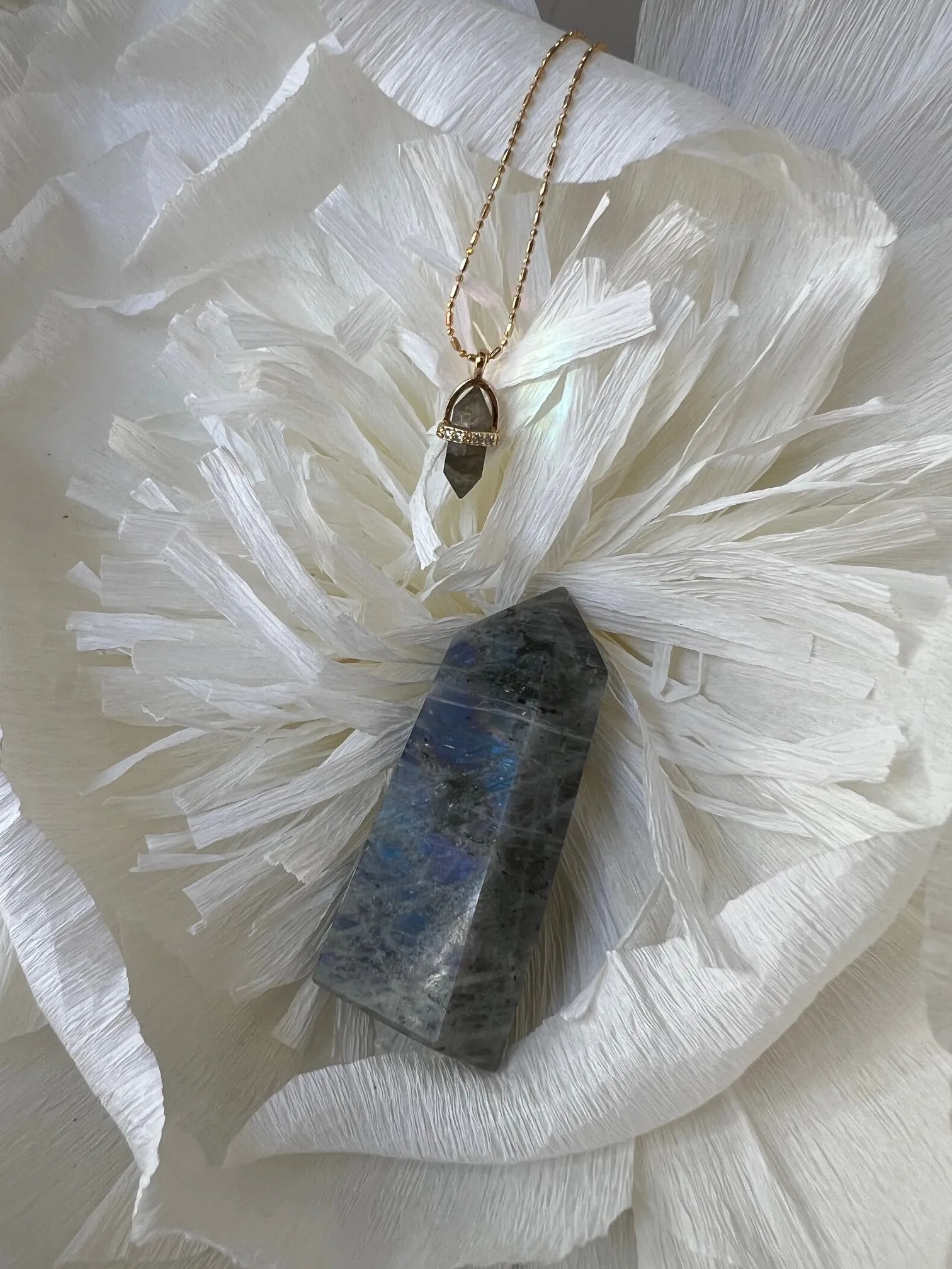 Crystal Point   Necklace Gift Set