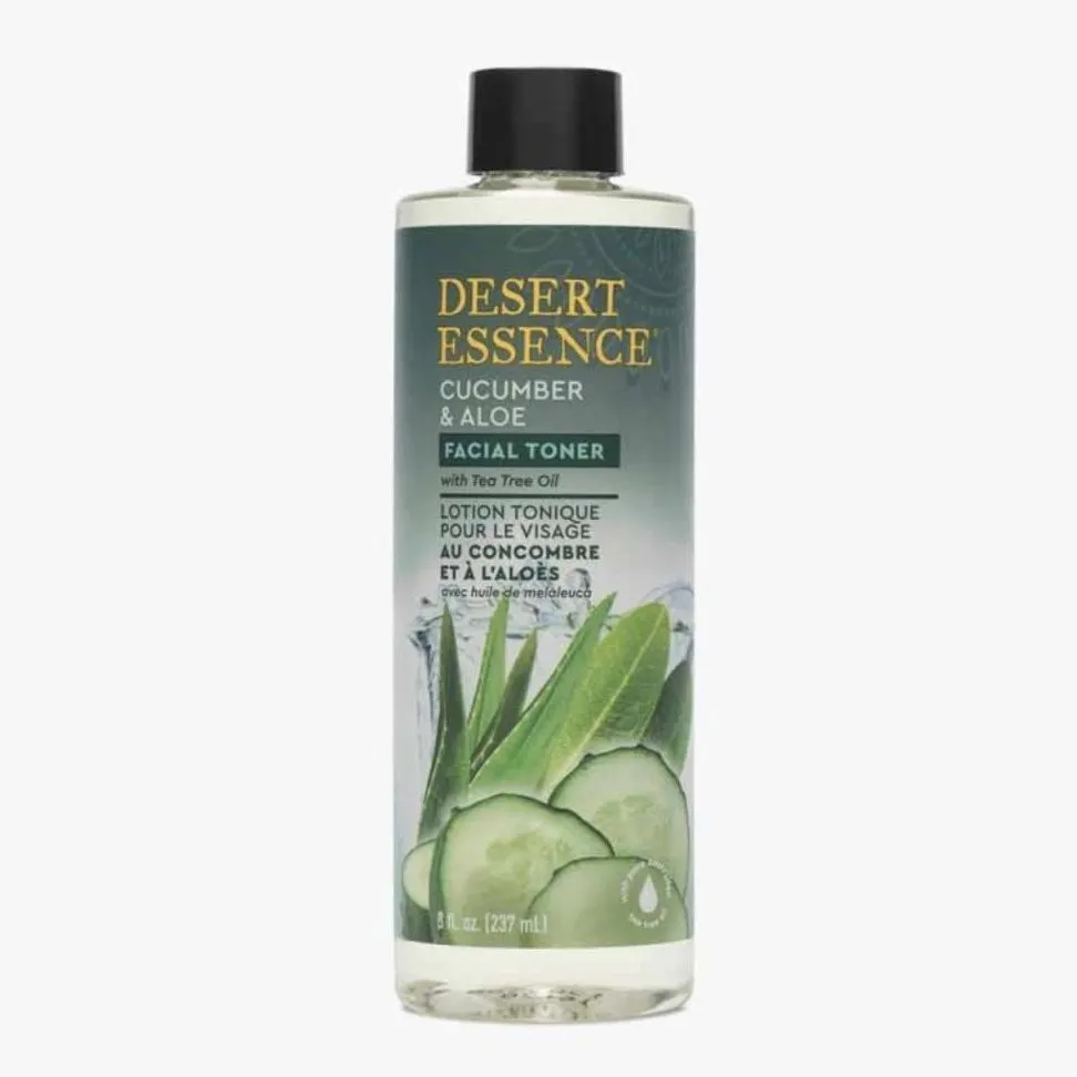 Cucumber and aloe facial toner