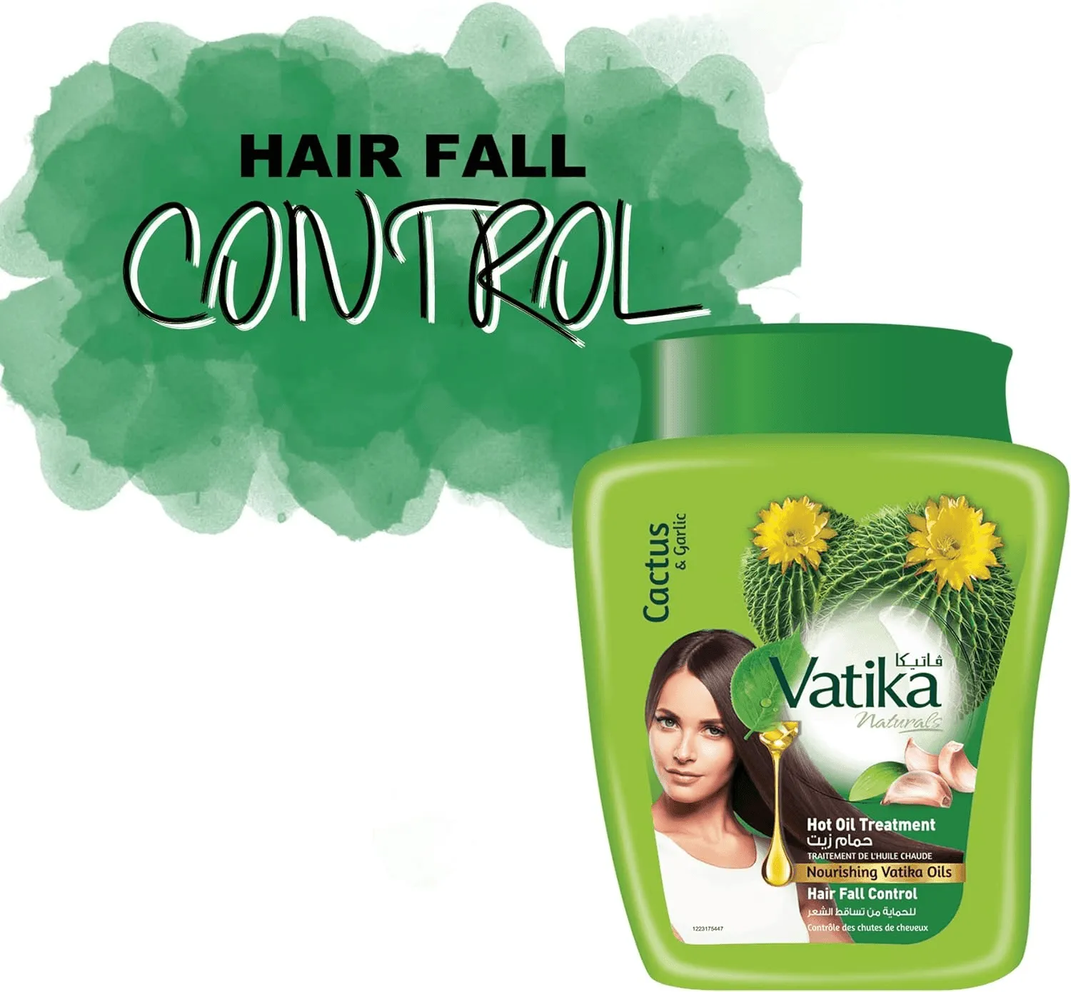 Dabur Vatika Cactus & Garlic Hot Oil Treatment Hair Fall Control - 500g