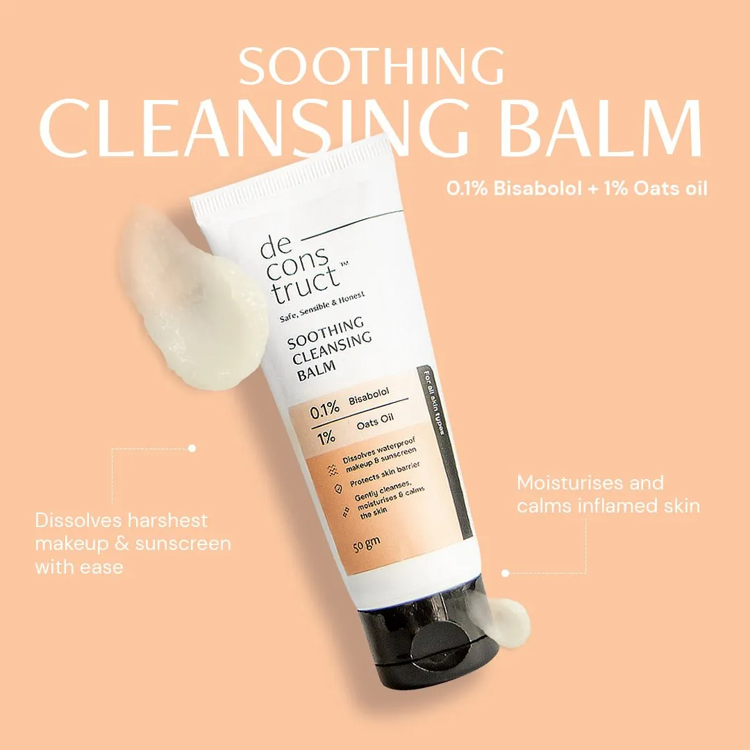 Daily Double Cleansing Duo for Dry Skin - Soothing Cleansing Balm    Hydrating Face Wash