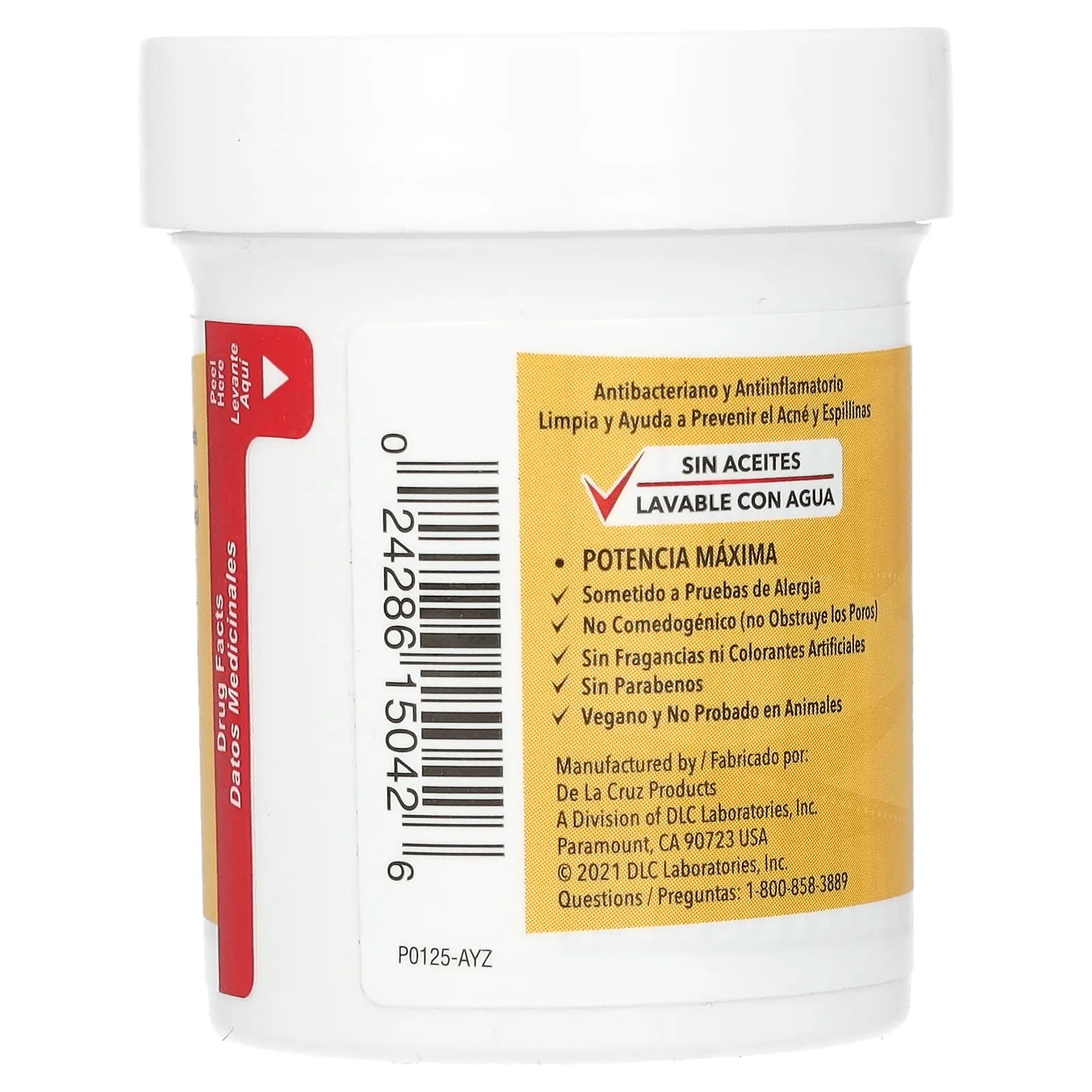 De La Cruz Maximum Strength Acne Treatment - 73.7g