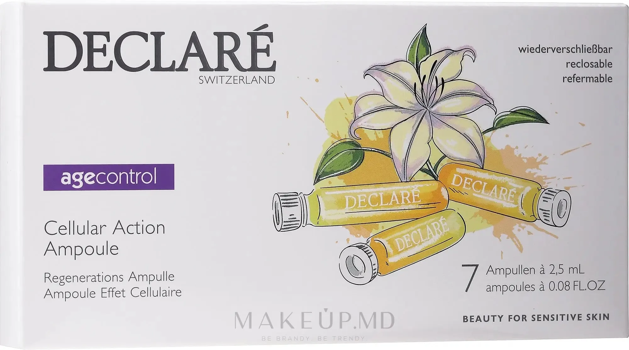 Declare Age Control Cellular Action Ampoule 7x2.5ml