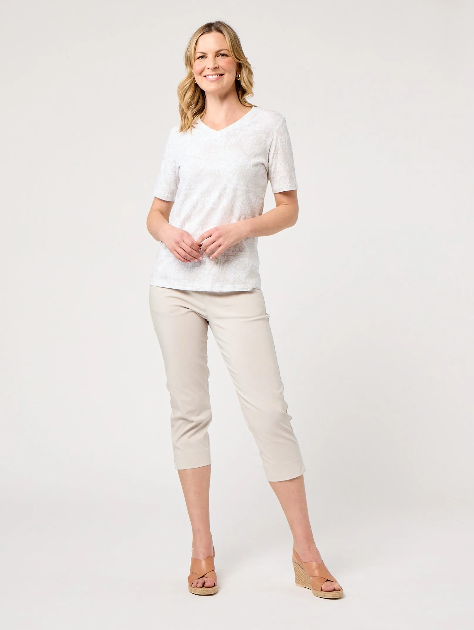 Delphi V Neck Top