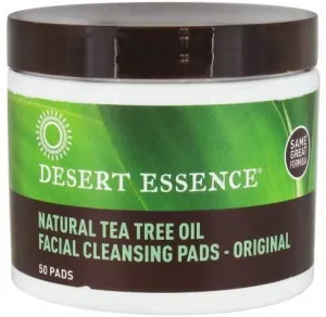Desert Essence Daily Facial Cleansing Pads, 50 Pads